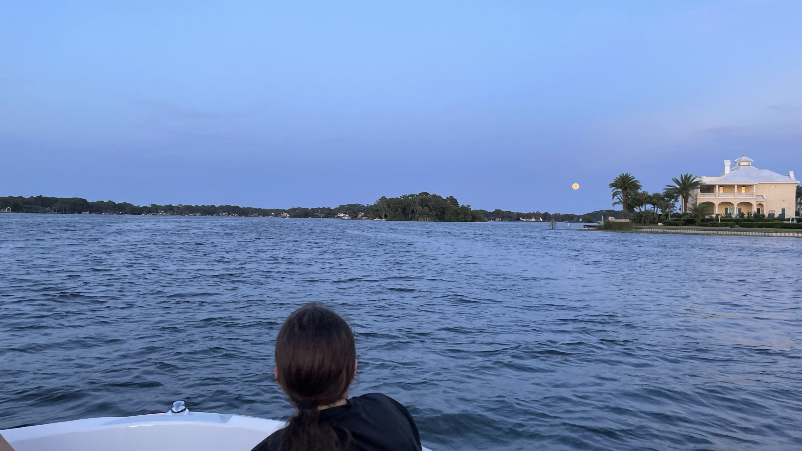 Lake Maitland Boating Sunset